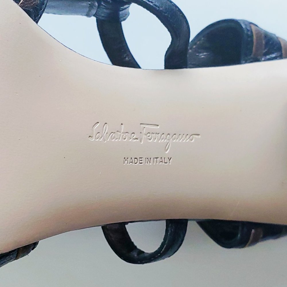 Salvatore Ferragamo strap Sandals - Made in Italy - Picture 6 of 12